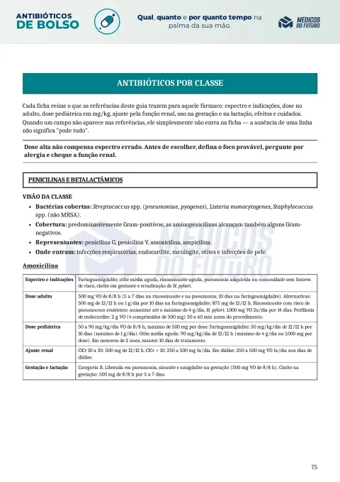 Página do Antibióticos de Bolso 2026