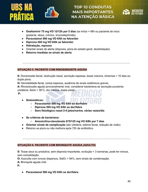 Página do Guia de Condutas na UBS 2026
