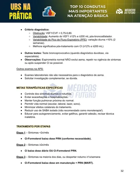 Página do Guia de Condutas na UBS 2026