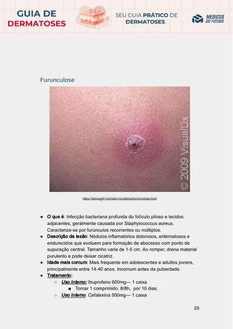 Página do Guia de Dermatoses 2026