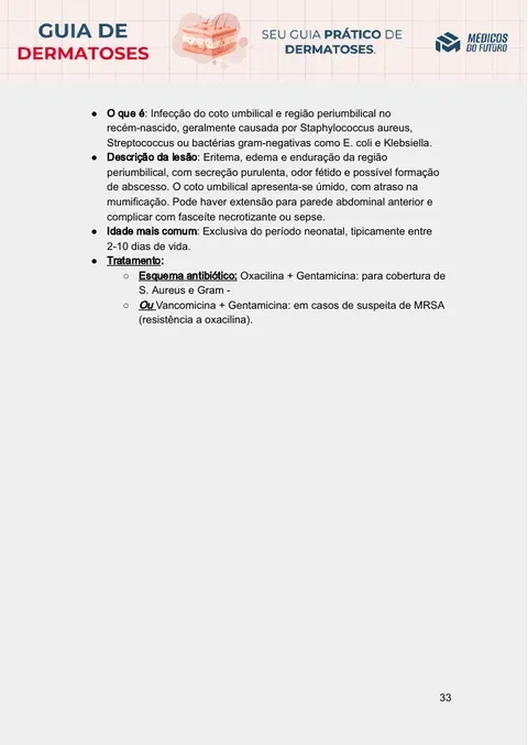 Página do Guia de Dermatoses 2026