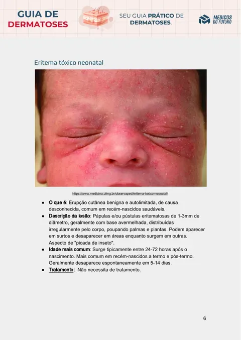 Página do Guia de Dermatoses 2026