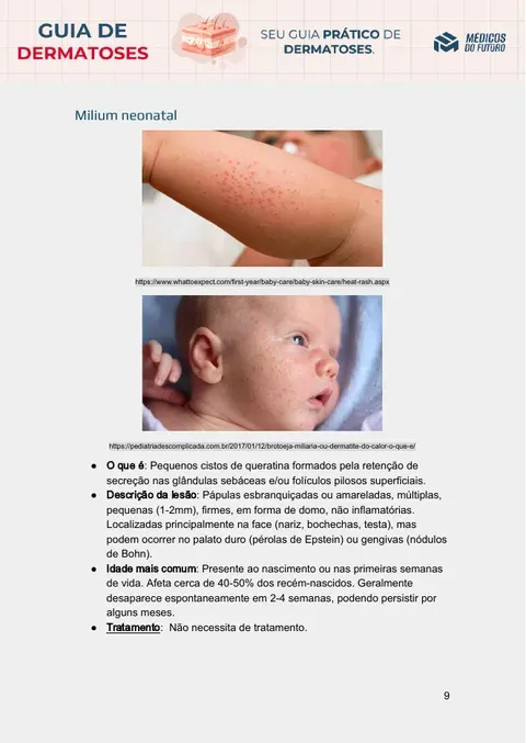 Página do Guia de Dermatoses 2026