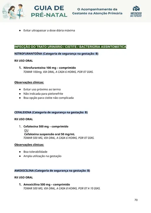 Página do Guia de Pré-Natal 2026