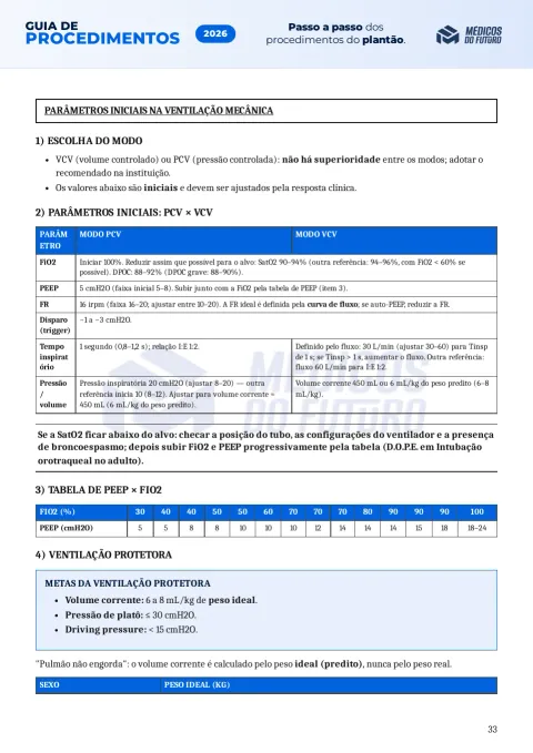 Página do Guia de Procedimentos 2026